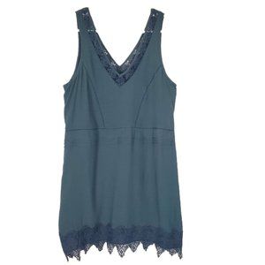 NWT ASTR the Label Lace Trim Sleeveless Dress